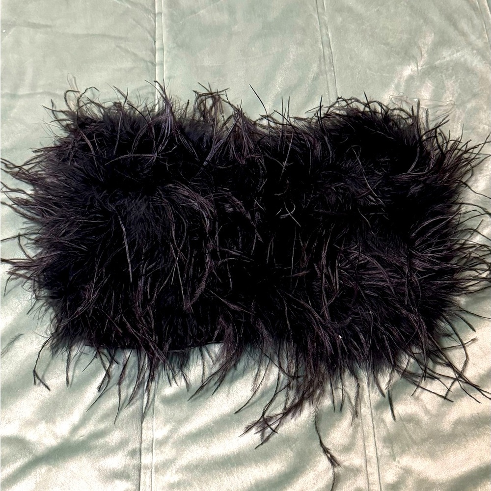 Fashion Nova Feather Top